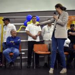 "He tomado la decisión de apoyar al único candidato que hoy puede derrotar el sistema", dijo Betancourt, candidata del Partido Verde Oxígeno, que no llegaba ni al 1 % en las encuestas de intención de voto para el próximo 29 de mayo, en un acto junto a Hernández en Barranquilla, en el norte del país. EFE/ Str