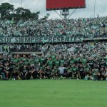 Atletico Nacional con sus seguidores