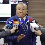 El candidato presidencial colombiano Rodolfo Hernández habla con la prensa. EFE Mauricio Dueñas Castañeda