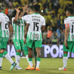 Atletico Nacional derrotó 0-1 al Buicaramanga en la cuarta fecha de los cuadrangulares semifinales de la Liga.Foto Dimayor