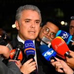 Presidente Iván Duque da declaraciones a la Prensa