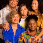 El  presidente electo Gustavo Petro , su Familia y la Vicepresidenta electa Francia Marquez