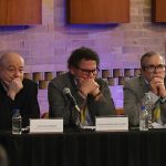 Rodrigo Londoño, Pablo Catatumbo, Pastor Alape, Milton de Jesús Toncel, Jaime Alberto Parra, Julián Gallo y Rodrigo Granda, miembros del último mando de las FARC