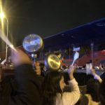 Parte de la ciudadanía quiteña salió para hacer el “cacerolazo” como forma de rechazo a la violencia de las movilizaciones. Foto: Twitter @MamelaFialloFlo