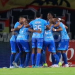 Alianza Petrolera inició con pie derecho su participación en la Liga Colombiana 2022-II, luego de remontar el partido ante Pereira para terminar ganando 1-2 Foto DIMAYOR