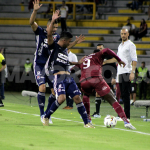Deportes Tolima e Independiente Medellín empataron 1-1 en el estadio Manuel Murillo Toro de Ibagué. Foto Dimayor