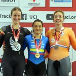 La colombiana Marta Bayona se alzó con la de oro en el keirin, plata para la neozelandesa Ellesse Andrews, y bronce para la neerlandesa Shanne Braspennincx,