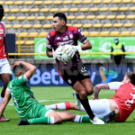 En el debut de Liga, La Equidad empató 2-2 ante Independiente Santa Fe en el estadio Metropolitano de Techo. Foto DIMAYOR