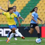 La selección brasileña consiguió este martes su segunda victoria consecutiva en la Copa América Femenina al derrotar 0-3 a Uruguay