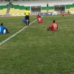Futbolistas colombianos en descanso o protesta