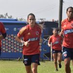 La Selección Colombia Femenina de Mayores, entrenó por última vez en Cali antes de viajar a Armenia en donde enfrentará a Chile por la Copa América.Foto FCF