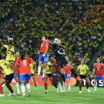 Colombia goleó este miércoles por 4-0 a Chile en la quinta jornada del Grupo A de la Copa América Femenina, confirmó con autoridad su clasificación a las semifinales. Foto FCF