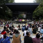 Este 23 de julio inició el 32° Festival Internacional de Poesía de Medellín en su modalidad presencial, con la presencia de poetas y poetisas de más de 83 países EFE/ Luis Eduardo Noriega A