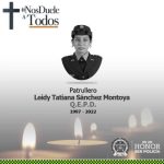 Patrullera Leidy Sánchez Montoya
