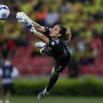 Catalina Pérez es la fortaleza en el arco de Colombia ante Grasil por el título de la Copa América 2022