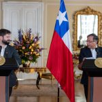 Presidentes Gustavo Petro de Colombia y Gabriel Boric de Chile