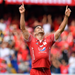 América de Cali se quedó con los tres puntos de la fecha ocho de la Liga Betplay Dimayor después de haber superado en su casa 2-1 a Junior de Barranquilla en un buen juego en el estadio Pascual Guerrero. Foto DIMAYOR