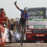 Jay Vine del Alpecin-Deceuninck ganó este sábado 27 de agosto la etapa 8 de la Vuelta a España