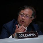 El Presidente de la Republica, Gustavo Petro, intervino este lunes en el XXII Consejo Presidencial Andino