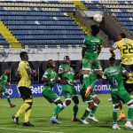 Un gol en los últimos minutos de Carlos Rivas hizo que La Equidad frustrara los planes de Alianza Petrolera en el inicio de la fecha 12 de la Liga 2022-II.Foto DIMAYOR