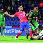Deportivo Pasto impuso condiciones desde el inicio y logró la ventaja, aunque Cortuluá no se quedó atrás e intentó conseguir la igualdad, aunque falló en la definición. Foto Dimayor