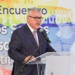 Ministro Osuna en el XVII Encuentro Todos Somos Jurisdicción Constitucional que tiene lugar en Villa de Leyva. Foto Minjusticia