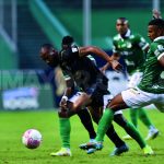 Deportivo Cali y Once Caldas firmaron tablas este lunes en el estadio de Palmaseca, por la fecha 18 del fútbol colombiano. Foto Dimayor