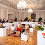 Conversatorio entre banqueros, empresarios y el presidente Gustavo Petro. Foto: Presidencia.
