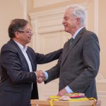 El Presidente de la República, Gustavo Petro, se reunió este viernes en la Casa de Nariño con el Director de la Agencia Central de Inteligencia (CIA) de Estados Unidos, William Joseph Burns