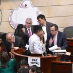 Ministros de Defensa, Justicia, Del Interior y Comisionado de la paz en el debate de la Paz Total