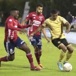 Águilas Doradas venció por la mínima diferencia a Independiente Medellín. Foto Dimayor