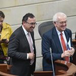 Ministros del Interior Alfonso Prada y de Hacienda José Antonio Ocampo