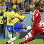 Cuando todo parecía indicar que el encuentro iba a terminar sin goles e igulado, apareció Casemiro para romper el silencio.Foto FIFA