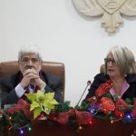 Ministros de Comercio, Germán Umaña. y de trabajo Cecilia López