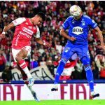 Empate 1-1 entre Millonarios y Santa Fe que los sacó de la final.Foto Dimayor
