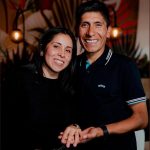 Nairo Quintana y su prometida Yeimi Paola Hernández / @nairoquincoficial