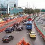 Trabajos en la Avenida 68 de Bogotá