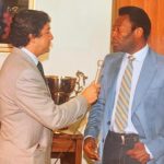 Esteban Jaramillo entrevistando a Edson Arantes do Nascimento – Pelé