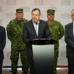 Declaración del Ministro Alfonso Prada, Portavoz del Gobierno Nacional sobre ceses bilateral del fuego con el ELN .Foto Presidencia