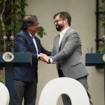 Gustavo Petro llegó a Chile, donde se reunió con su homólogo Gabriel Boric y trataron varios temas en común para las dos naciones