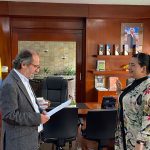 Ante el Ministro de Ambiente y Desarrollo Sostenible (e), Francisco Canal, la reconocida investigadora Ghisliane Echeverry Prieto tomó posesión como Directora del Instituto de Hidrología, Meteorología y Estudios Ambientales (IDEAM).