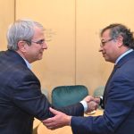 Reunión bilateral con Laurent Freixe, Vicepresidente Ejecutivo de Nestlé para Latinoamérica.Foto Cristian Garavito – Presidencia