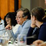 Al concluir el Consejo de Ministros, realizado este sábado y domingo en Villa de Leyva el presidente Petro El jefe de Estado defendió la Reforma a la Salud  frente a críticas de diferentes sectores.  Foto Presidencia