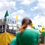 Bandera Unión Patriótica // Foto: Twitter @UP_Colombia