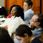 En medio del consejo de ministros que se adelanta en Villa de Leyva, Boyacá, la vicepresidenta Francia Márquez salió en defensa de las ministras Gloria Inés Ramírez, Irene Vélez y Carolina Corcho. Foto Presidencia