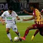 Pasajes delempate del Once Caldas 1-1 con Deportes Tolima en el Palogrande .Foto Dimayor