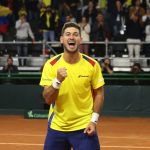 Nicolás Mejía, tenista colombiano. Foto Luis Emiro Mejía.
