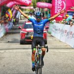 Victoria de Kevin Castillo en la prueba ruta sub-23 de los Campeonatos Nacionales. Foto Mundo Ciclistico