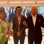 Augusto Solano, presidente de Asocolflores y Gabriel Oliva, CEO de Avianca Cargo.