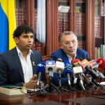 David Racero y Roy Barreras,presidentes de la Cámara de Representantes y del Senado de la República respectivamente